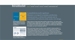 Desktop Screenshot of blumine.it